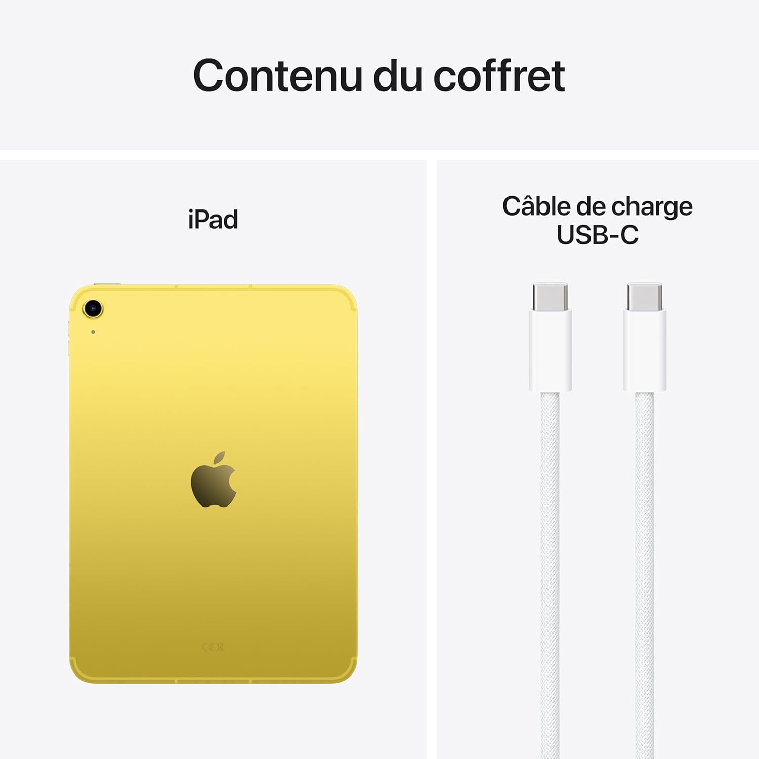 Apple - iPad (11 pouces) - Puce A16, 128Go, Wi-Fi 6, 5G, Touch ID