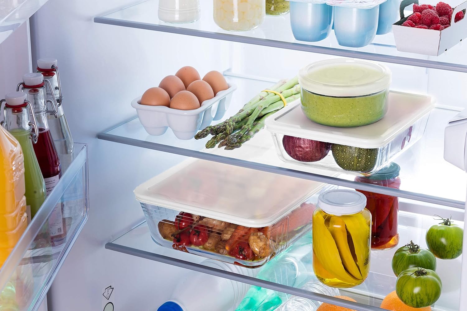 Pyrex - Cook & Freeze - 27x22 cm - plat rectangulaire avec couvercle, lot de 2