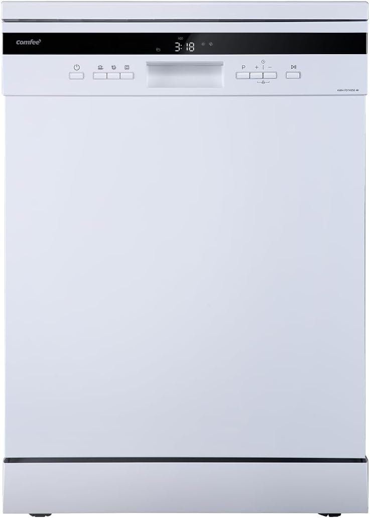 COMFEE' - lave-vaisselle pose libre, 14 couverts, 44 dB, écran LED, FD1435E-X