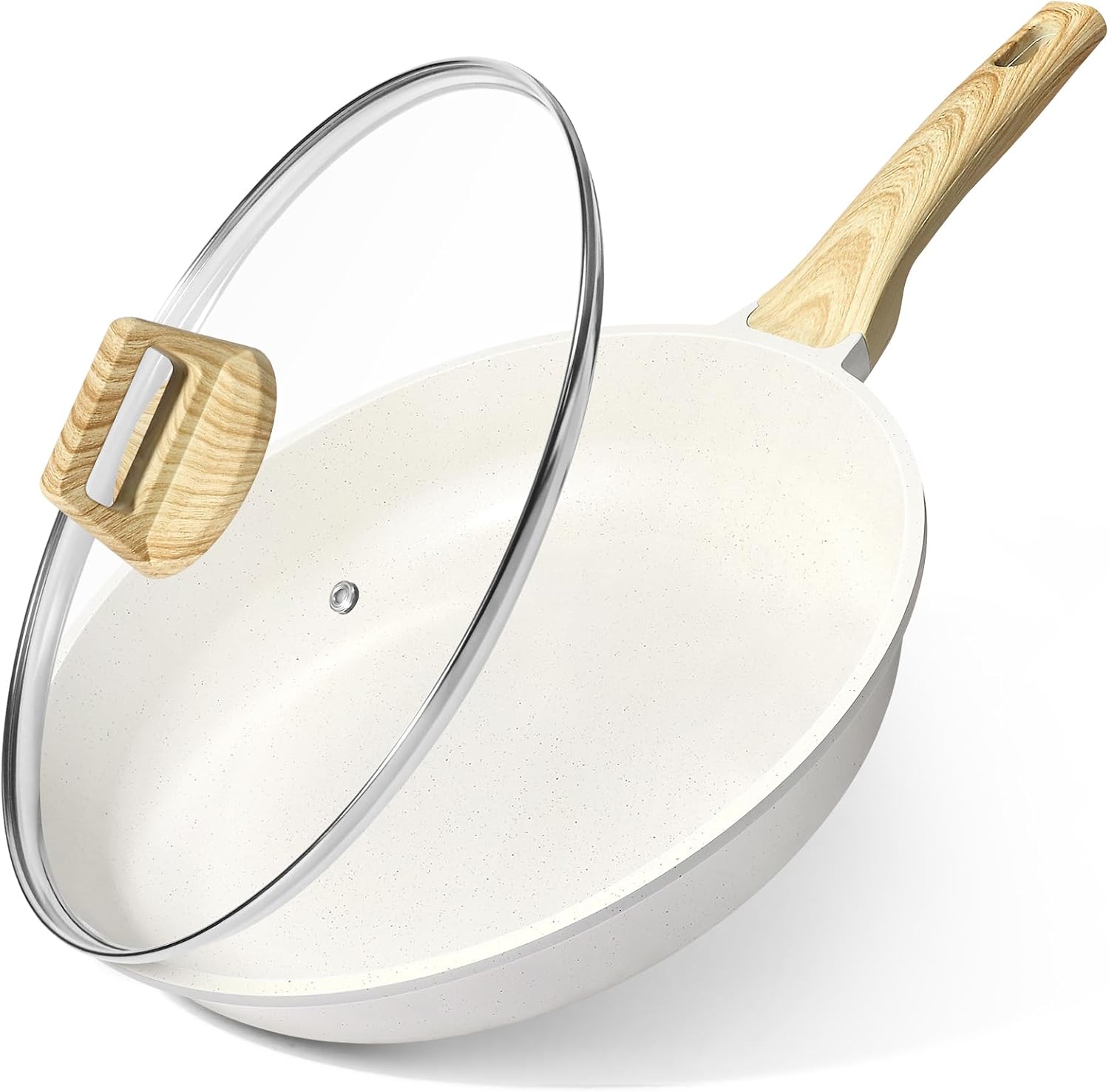 GiPP - Poêle à frire granit 24cm avec couvercle, induction, sans PFAS/PFOA