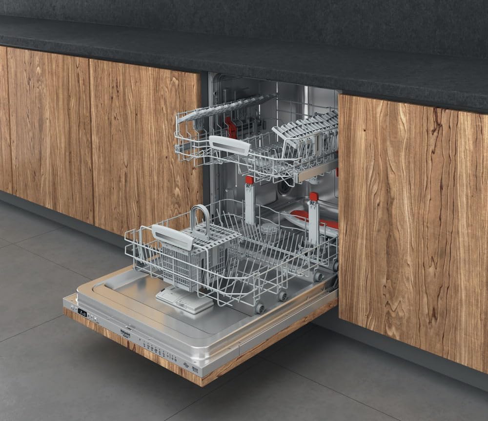 Hotpoint - série HIO3T - lave-vaisselle 60cm, 14 couverts, 41dB, tout intégrable - HIO3T141W