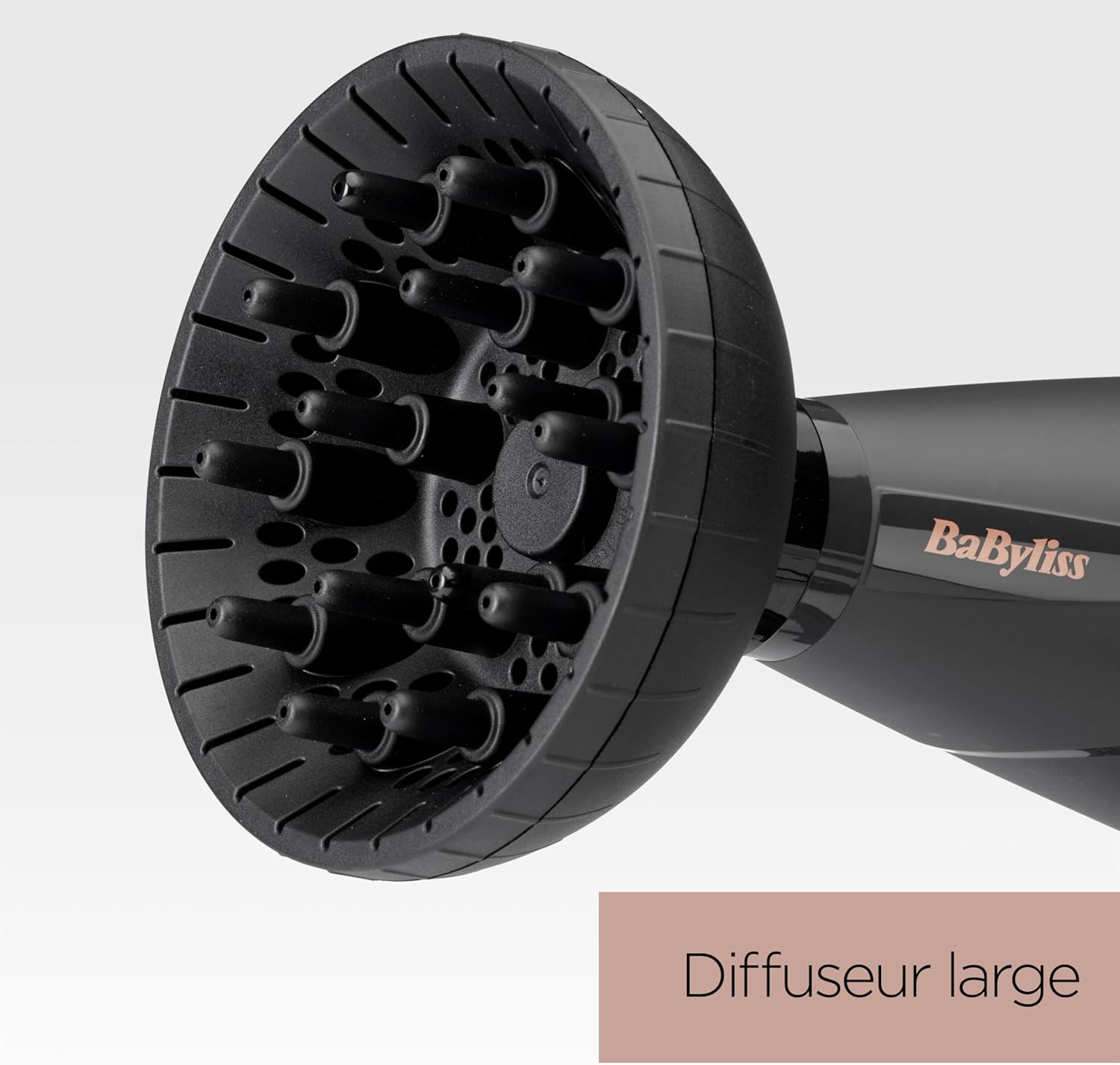 BaByliss - Sèche-cheveux Smooth Pro - 2100W, ionique, 3 températures, 2 vitesses, fabriqué en Italie - 6709DE