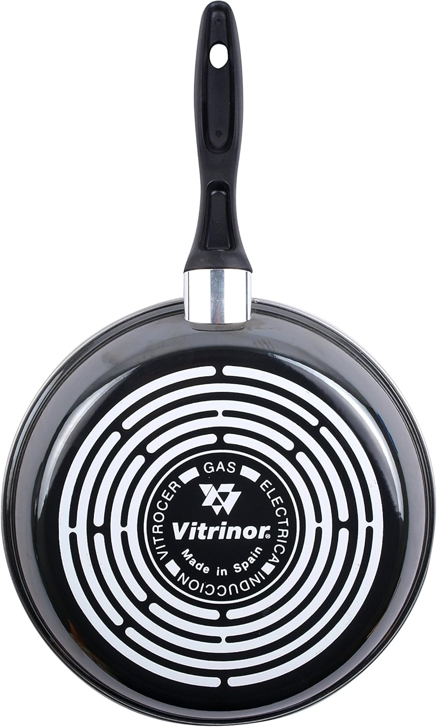 Megafesa - Glass série - poêle 26 cm - revêtement cristal noir