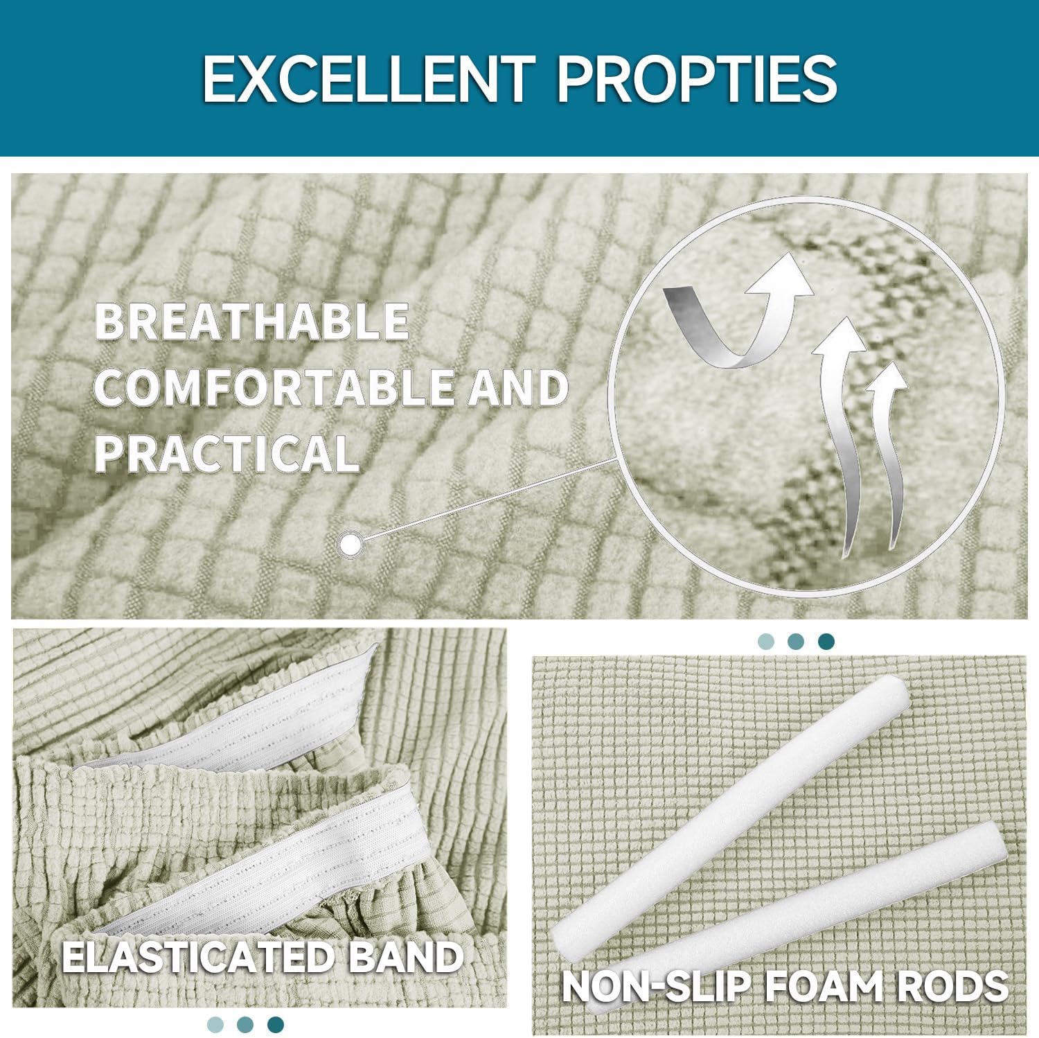 Housse canapé extensible 2 places, accoudoirs, lavable, antidérapant, moderne