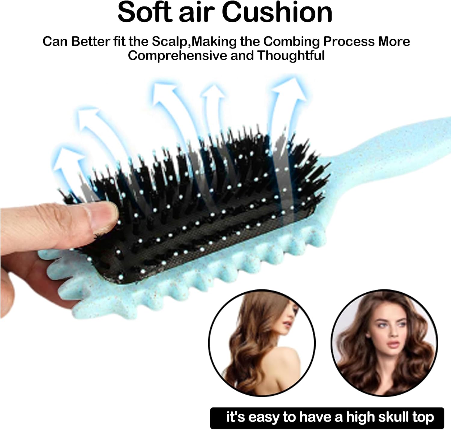 Brosse à boucler - coiffante 28cm - fixation et modelage des boucles