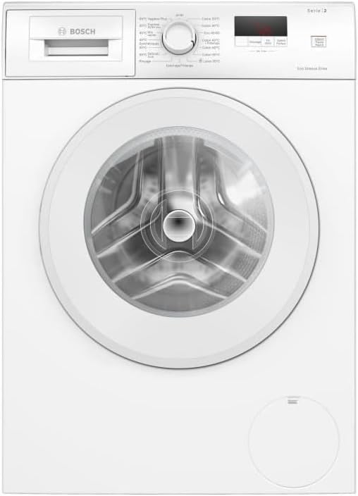 Bosch - lave-linge Série 2, 7 kg, 1400 trs/min, EcoSilence, WGE02406FR