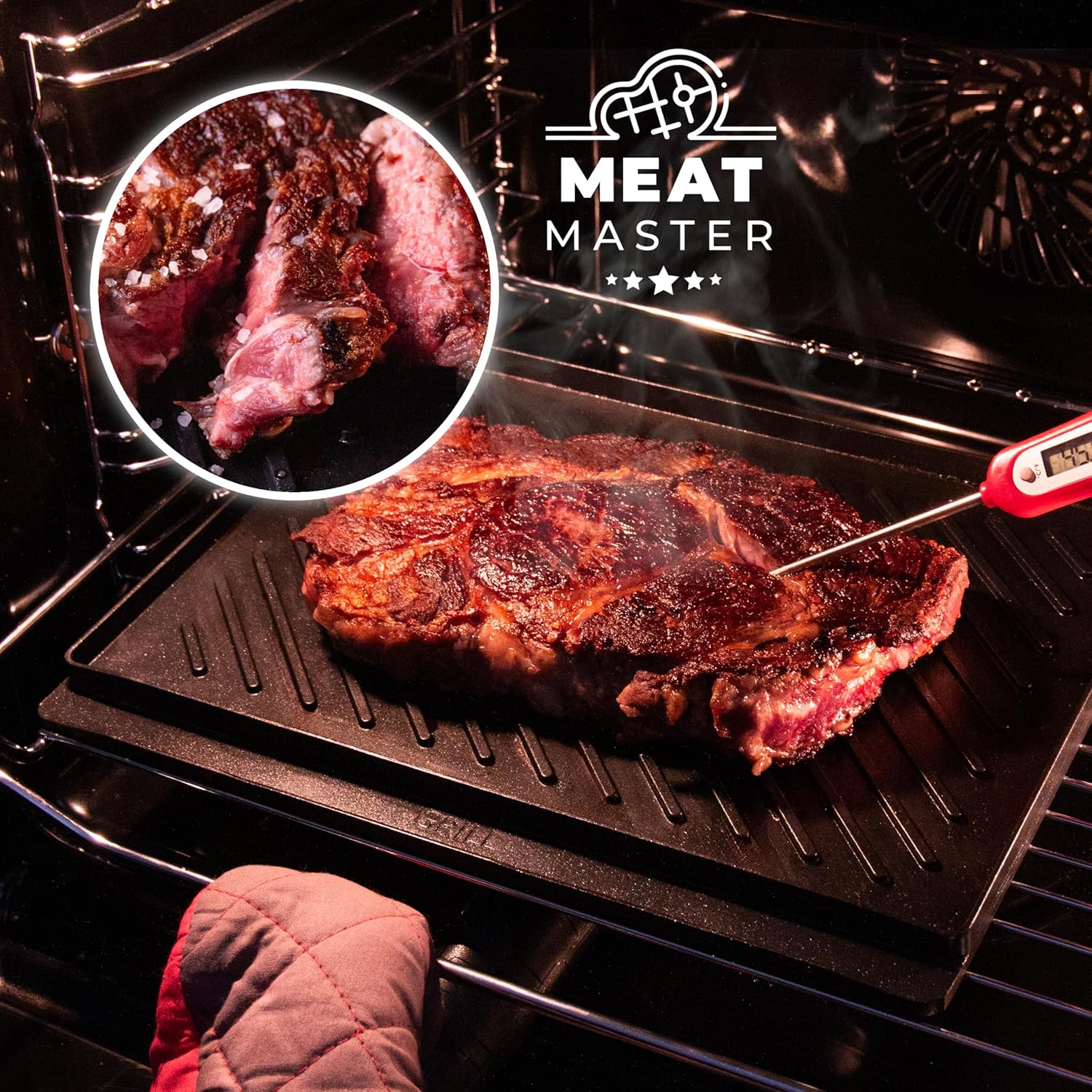 Cecotec - four encastrable 60cm, 72L, 2900W, 12 fonctions, SM406000