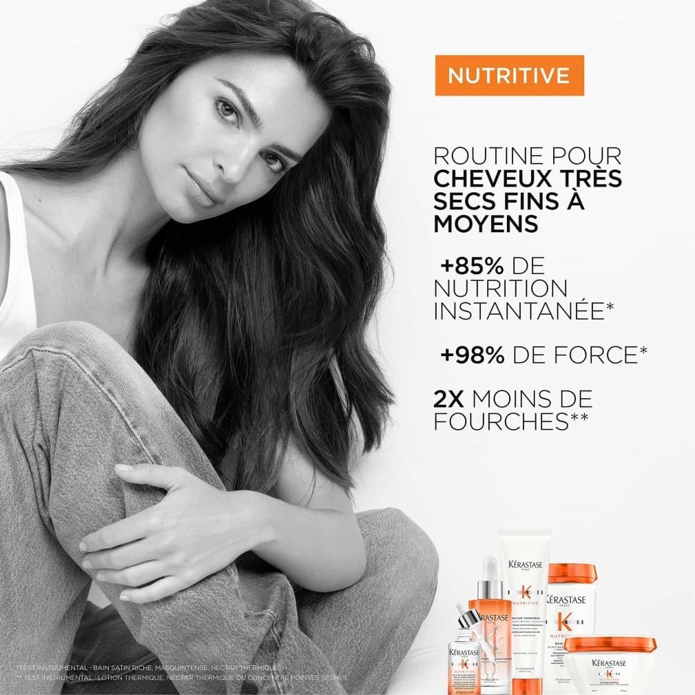 Kérastase - Nutritive Masquintense - 200 ml - masque nourrissant, +89% nutrition immédiate, 72h cheveux secs