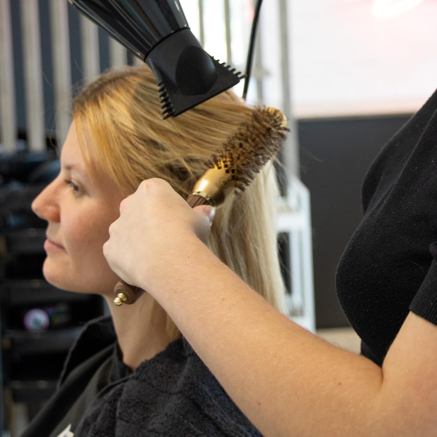 Olivia Garden - Expert Blowout Shine - ronde céramique antistatique - brushing sans frisottis