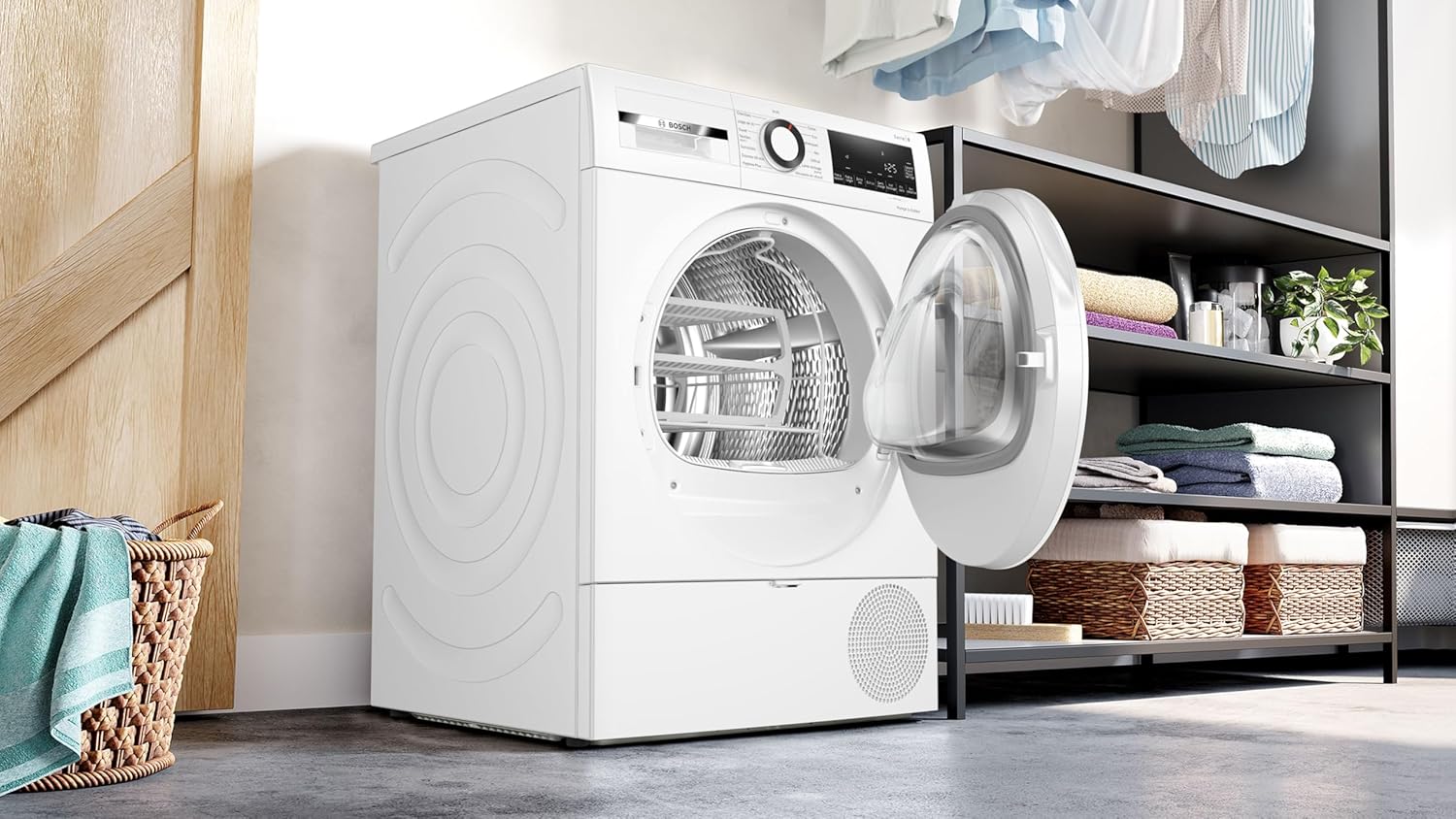 Bosch - Serie 6 - 8 kg, pompe à chaleur, blanc, sèche-linge - WQG133DTFR