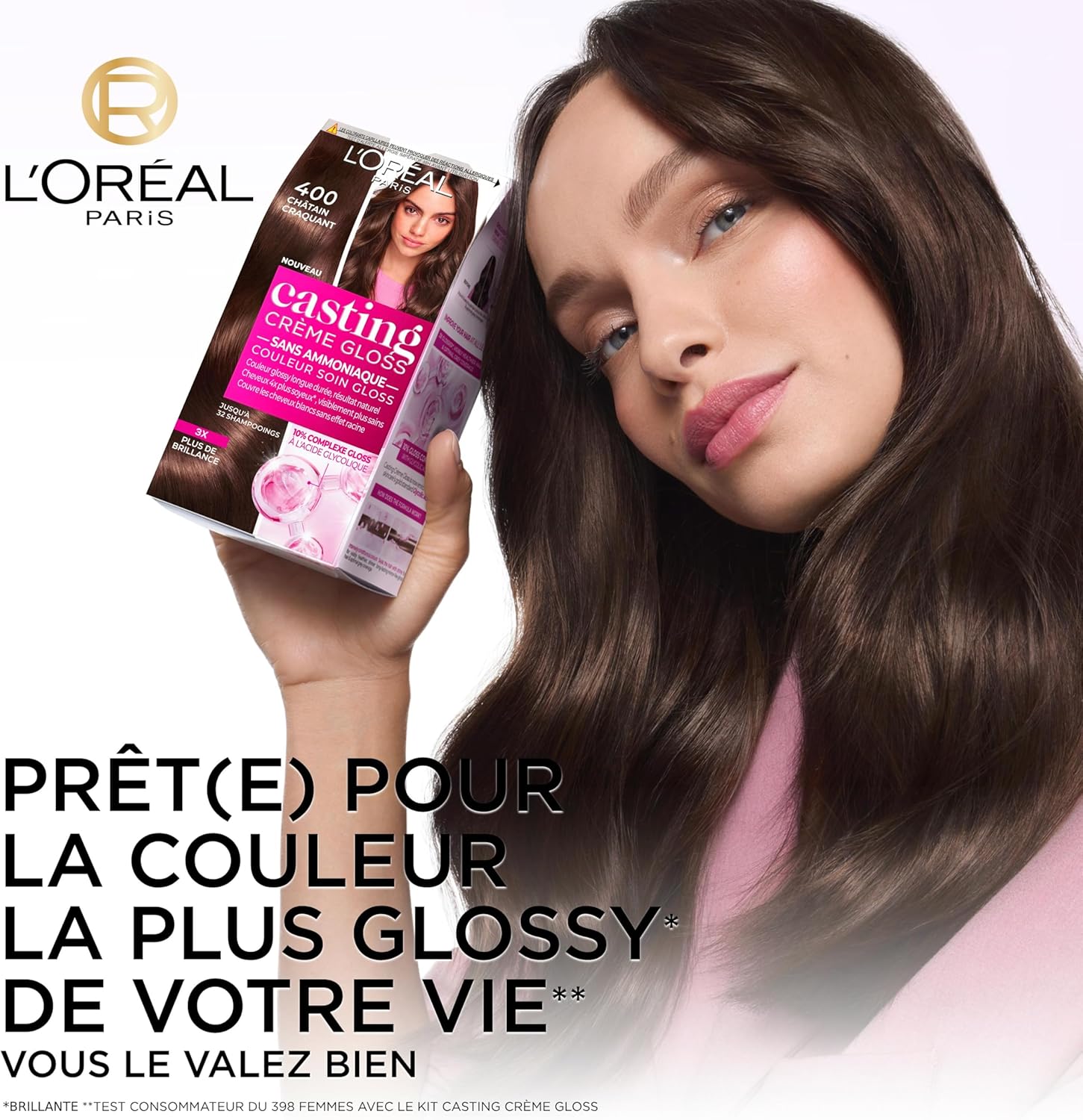 L'Oréal Paris - Casting Crème Gloss - coloration semi-permanente soin sans ammoniaque - nuance Chocolat Caramel 603