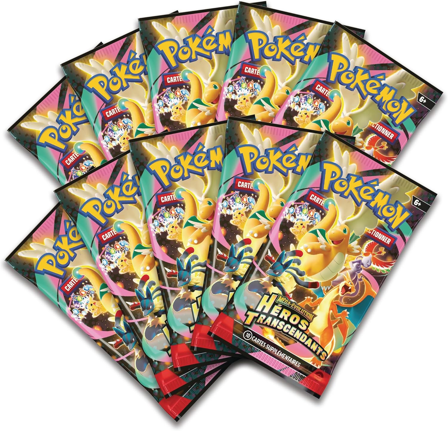 Pokémon - Collection Premium Méga-Évolution - poster + 10 boosters - carte brillante exclusive