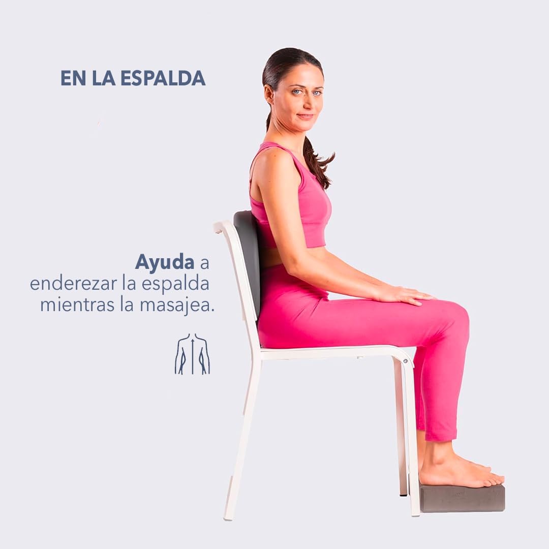 PHYSIOMAT - La Galette Dos Parfait - coussin d'assise ergonomique, soutien lombaire, confort adaptable