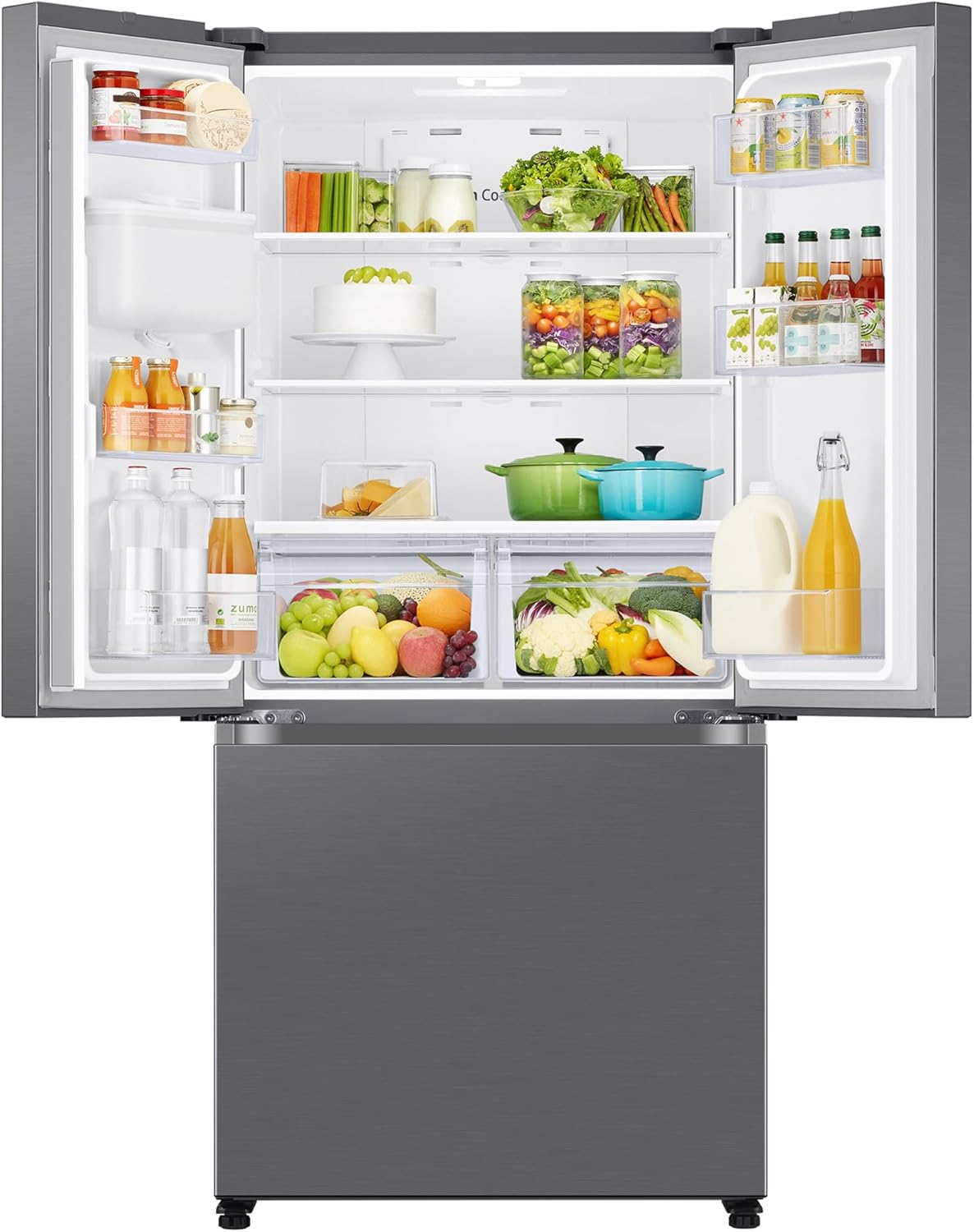 Samsung - Série RF - 3 portes - grande capacité, design inox, RF50C530ES9