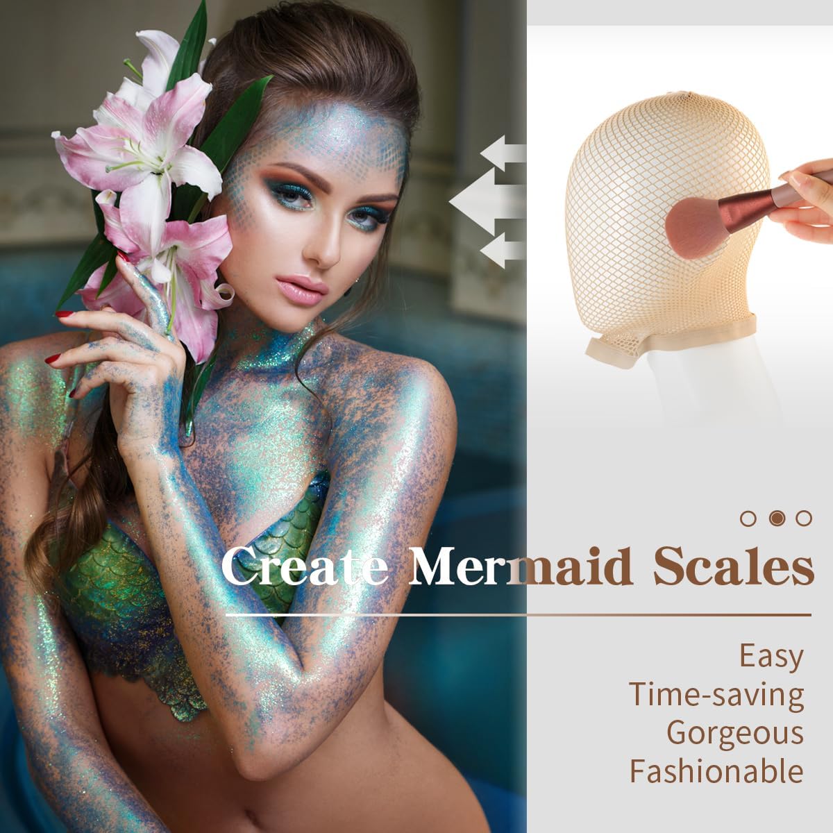 Dreamlover - Bonnet perruque femme - 3 pièces - filet cheveux nude