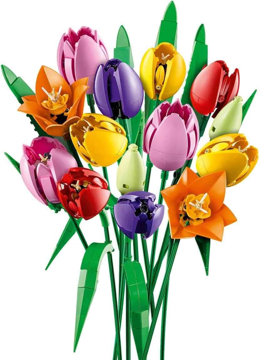 Lego - Botanicals Bouquet Tulipes - 14 fleurs 5 couleurs - 11501
