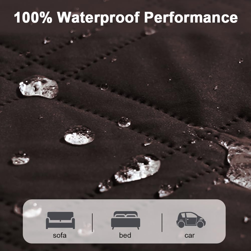 DUJUIKE - housse canapé imperméable antidérapante 76-180cm - protection animaux