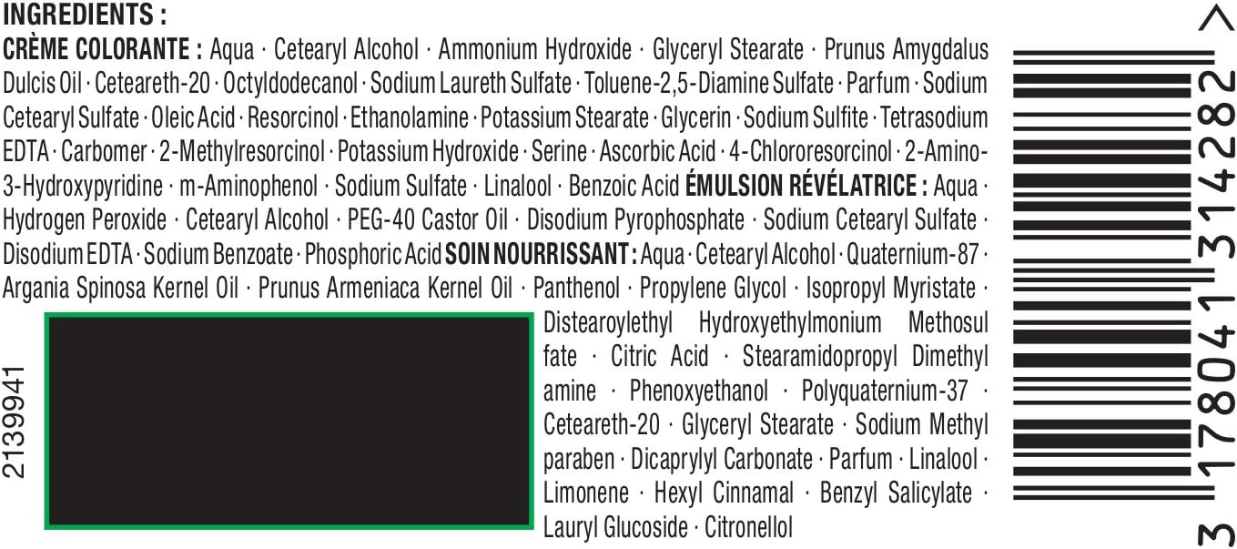 Schwarzkopf - Palette coloration permanente - soin couvrant, tenue 8 sem. - 655