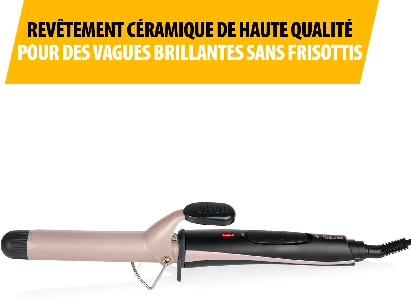 Tristar - Fer à boucler HD-2421 - 2,5 cm - céramique, 180°C, cordon 360°