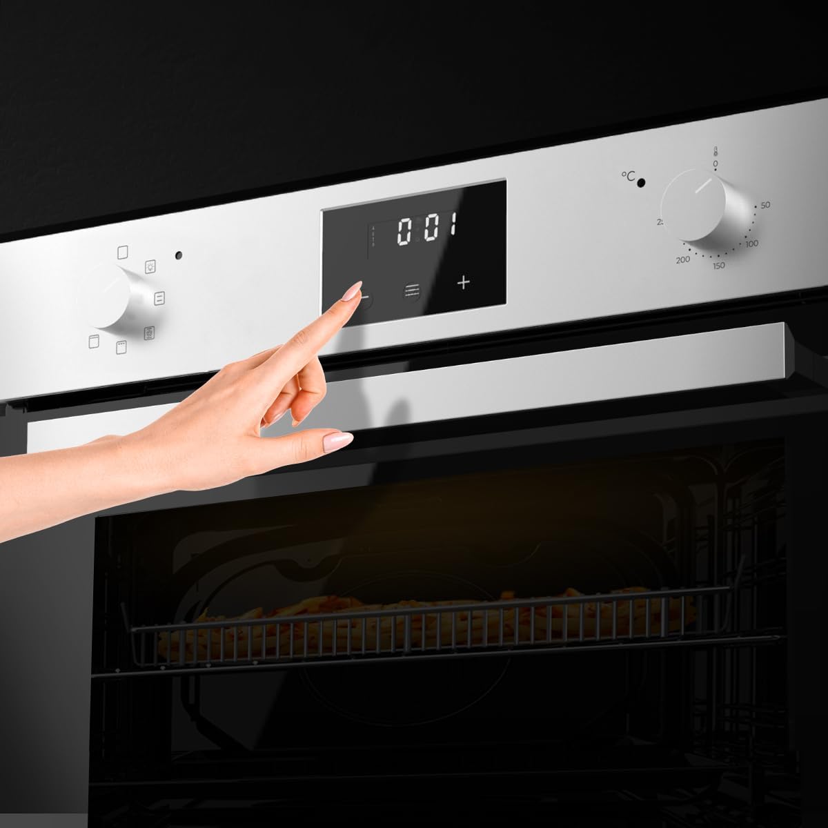 Cecotec - Four intégrable multifonctions 70L, 2800W, 7 modes, classe A, M226001