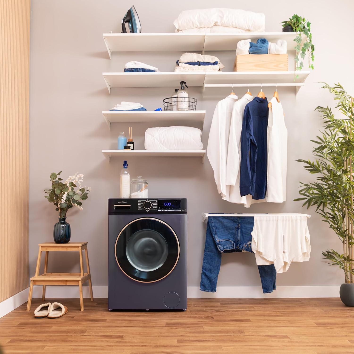 Cecotec - Bolero Dresscode 9610 - lave-linge 9kg, 1400RPM, vapeur, Inverter, 2000W, A