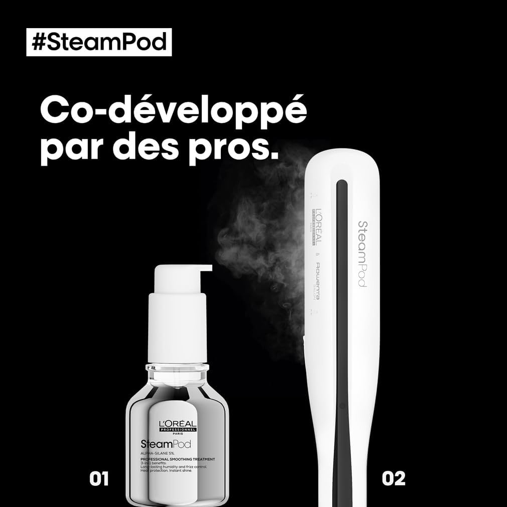 L'Oréal Professionnel - Steampod 3 - lisseur vapeur, céramique, 2-en-1, tous cheveux