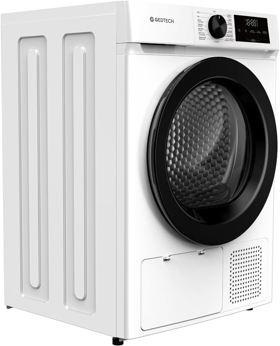 GEDTECH - sèche-linge pompe à chaleur - 60cm - 10kg, 16 programmes, départ différé - SLHPE