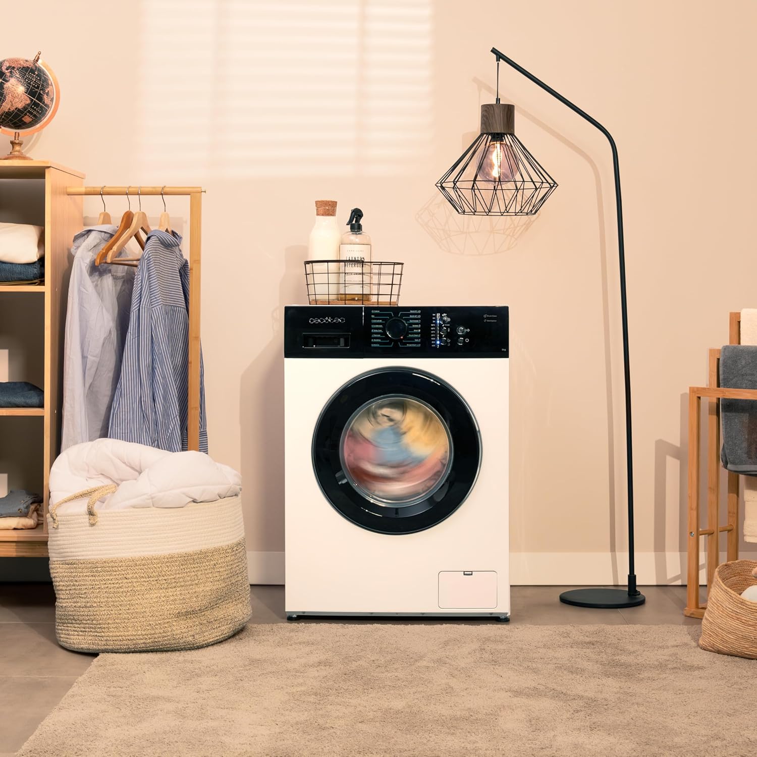 Cecotec - DressCode 620 E - 6 kg, 1000 RPM, 15 programmes, faible conso