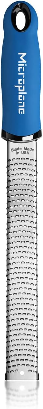 Microplane - zesteur classique bleu - lame inox - poignée ergonomique
